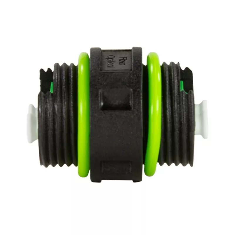 Techly IP68 Waterproof Duplex LC Fiber Optic Connector with Two Cable Glands