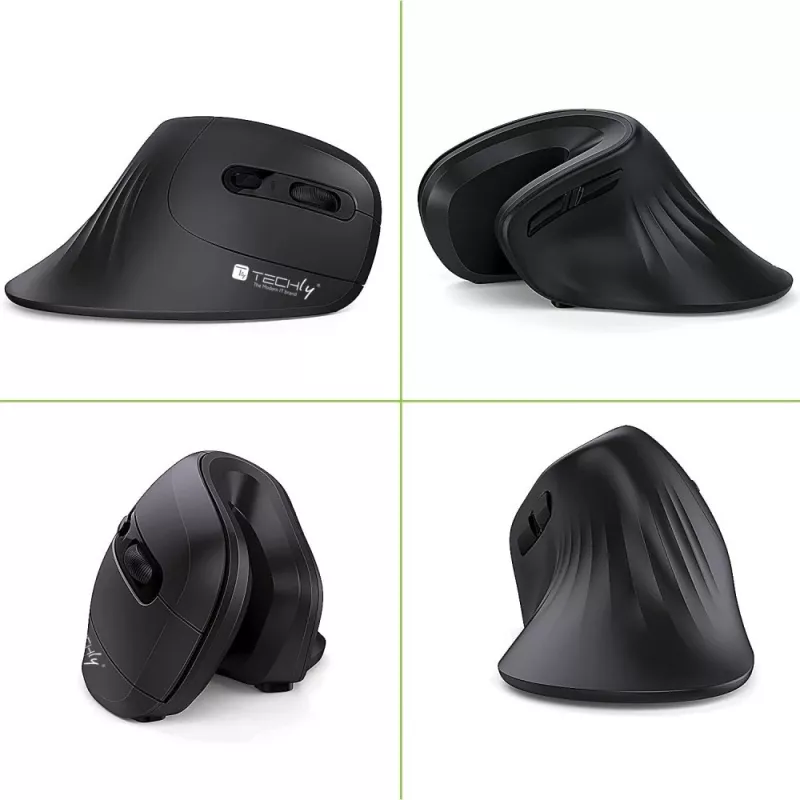 Techly IM 1100-VM-B mouse Medical Right-hand RF Wireless Optical 3200 DPI