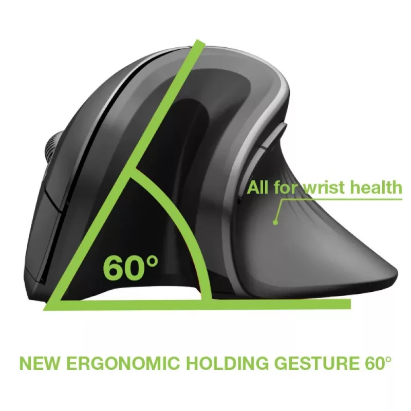 Techly IM 1100-VM-B mouse Medical Right-hand RF Wireless Optical 3200 DPI