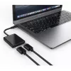 Techly IADAP USBC-HDMI2T4K video cable adapter 0.15 m USB Type-C 2 x HDMI Black