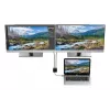 Techly IADAP USBC-HDMI2T4K video cable adapter 0.15 m USB Type-C 2 x HDMI Black
