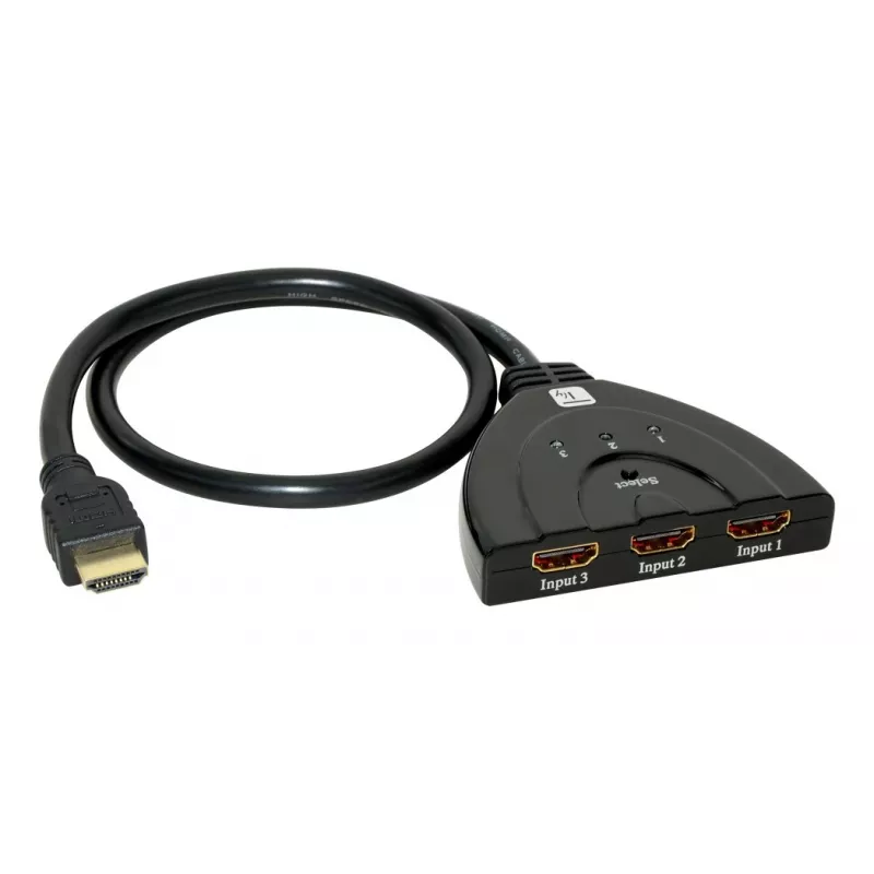 Techly IDATA HDMI-3F8K video switch