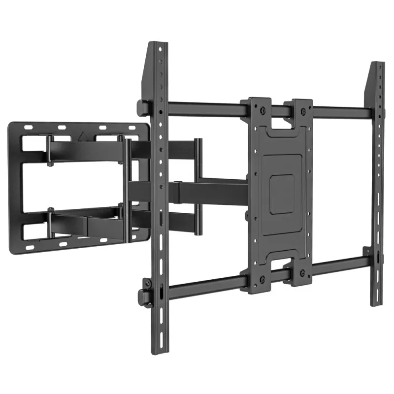 Techly Wall bracket for 55-100 inch Full-Motion LED LCD TV, 300 x 300 mm, 900 x 600 mm, 0 - 7°, 120°, Steel, Black