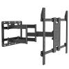 Techly Wall bracket for 55-100 inch Full-Motion LED LCD TV, 300 x 300 mm, 900 x 600 mm, 0 - 7°, 120°, Steel, Black