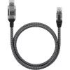 Techly ICOC U3A-RJ45-050 networking cable Silver, Black 5 m Cat6 F/UTP (FTP)