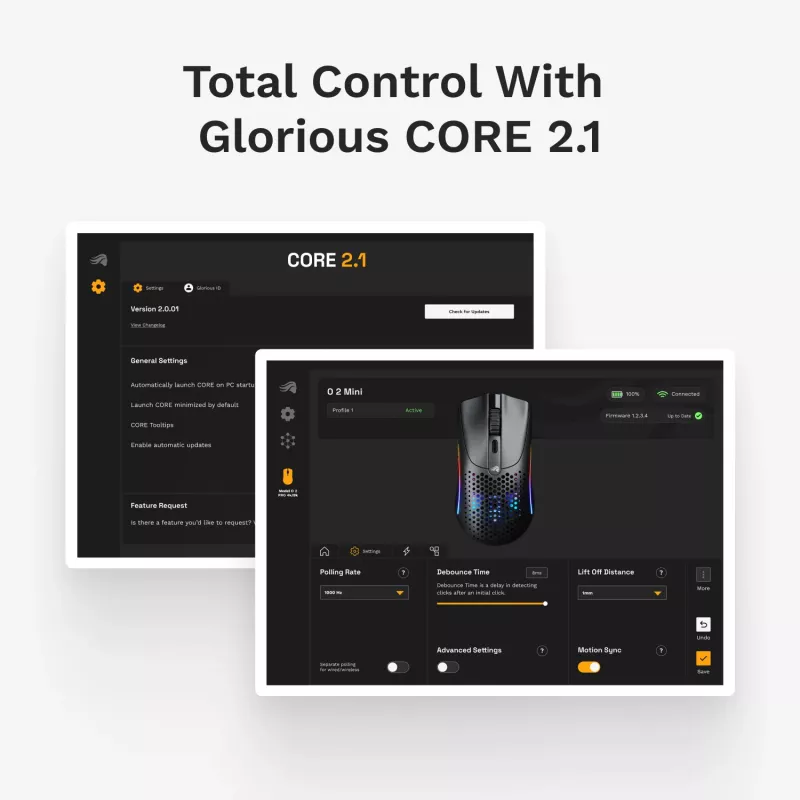 Glorious Gaming Glorious Model O 2 Mini Wireless - Matte Black