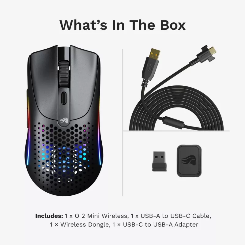 Glorious Gaming Glorious Model O 2 Mini Wireless - Matte Black