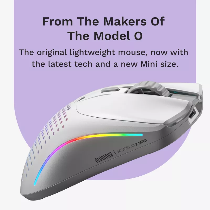 Glorious Gaming Glorious Model O 2 Mini Wireless - Matte White