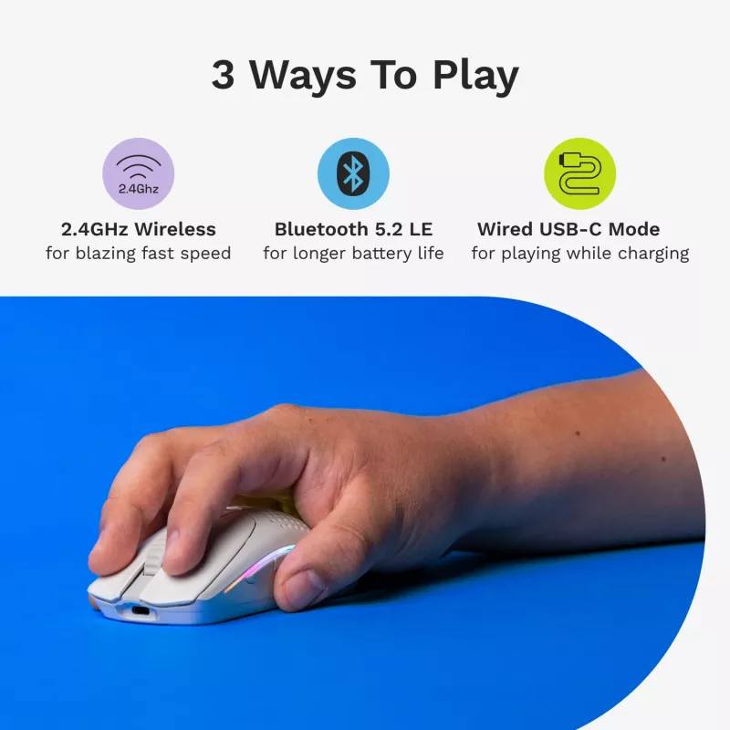 Glorious Gaming Glorious Model O 2 Mini Wireless - Matte White