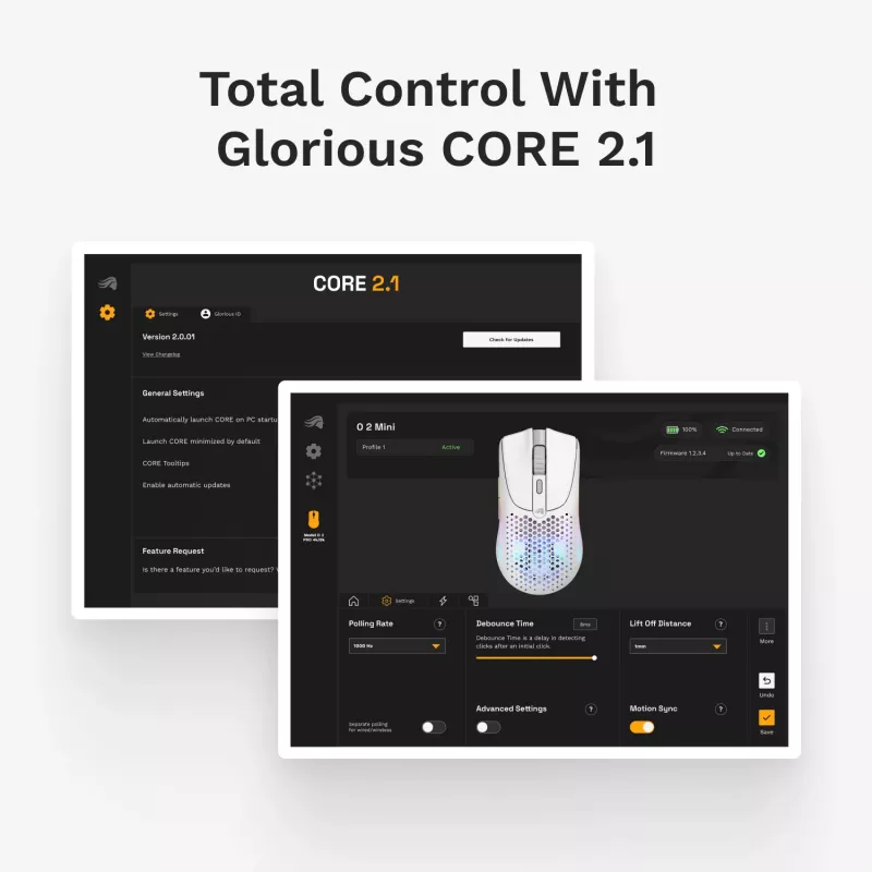 Glorious Gaming Glorious Model O 2 Mini Wireless - Matte White