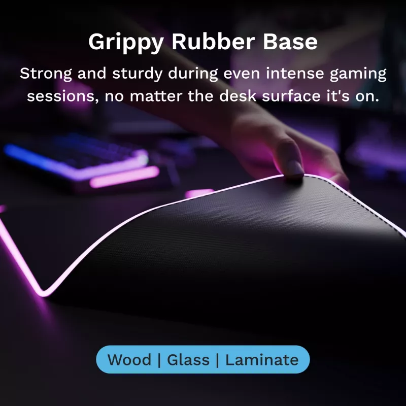 Glorious Gaming GLORIOUS MOUSE PAD 2 GLED - XL EXTENDED - BLACK