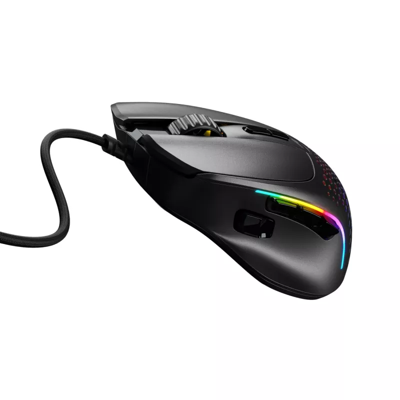 Glorious Gaming Glorious Model IV2 Wired - Black, Right-hand, Optical, USB Type-A, 26000 DPI, Black