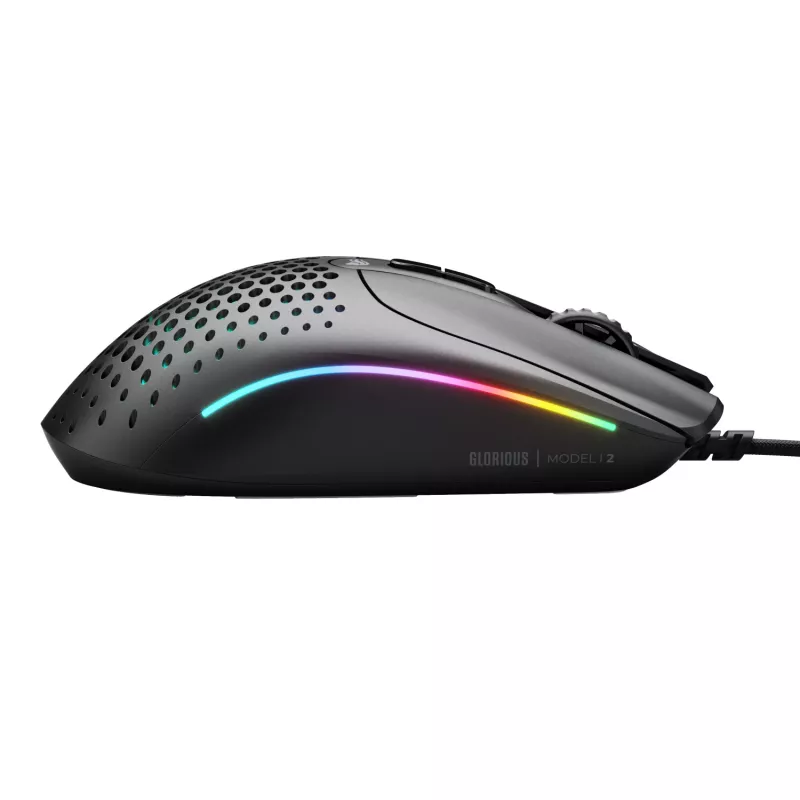 Glorious Gaming Glorious Model IV2 Wired - Black, Right-hand, Optical, USB Type-A, 26000 DPI, Black