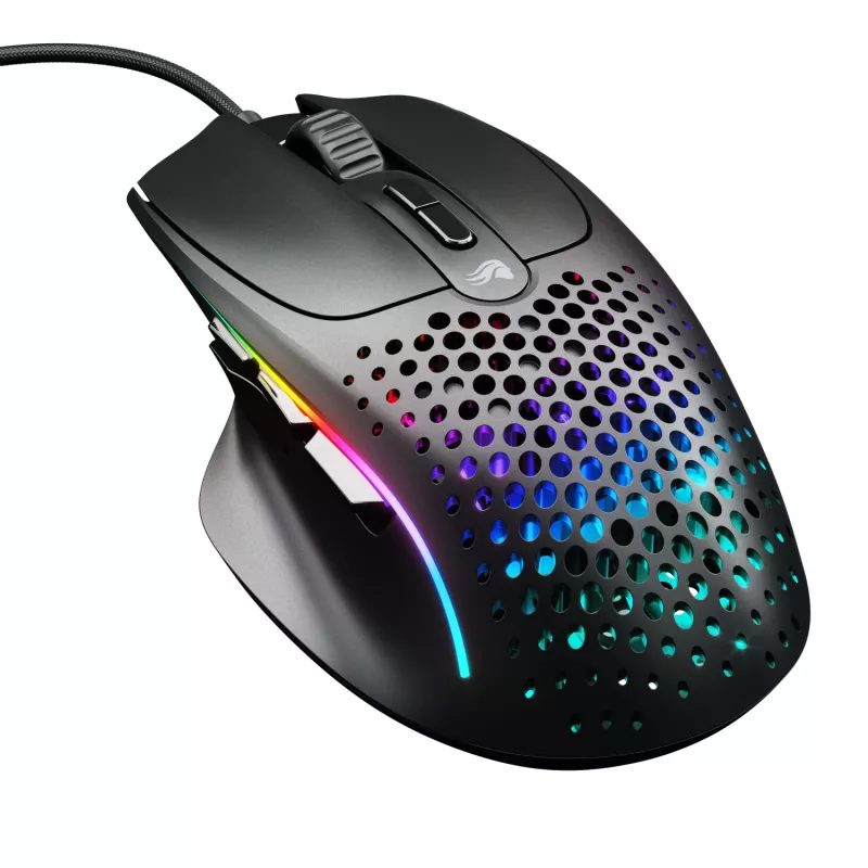 Glorious Gaming Glorious Model IV2 Wired - Black, Right-hand, Optical, USB Type-A, 26000 DPI, Black