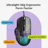 Glorious Gaming Glorious Model IV2 Wired - Black, Right-hand, Optical, USB Type-A, 26000 DPI, Black