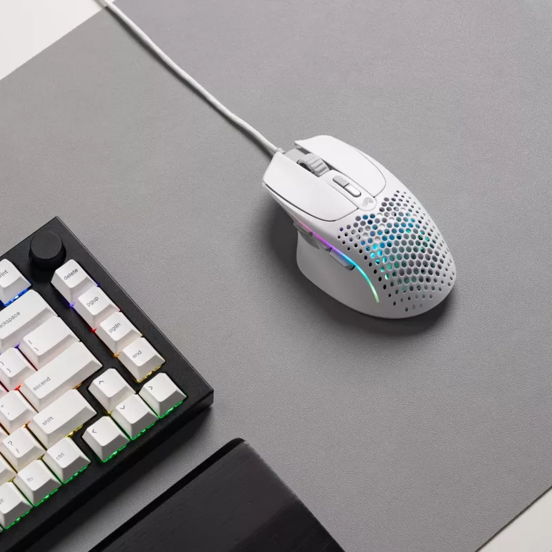 Glorious Gaming Glorious Model IV2 Wired - White, Right-hand, Optical, USB Type-A, 26000 DPI, White