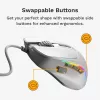 Glorious Gaming Glorious Model IV2 Wired - White, Right-hand, Optical, USB Type-A, 26000 DPI, White