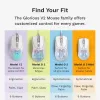 Glorious Gaming Glorious Model IV2 Wired - White, Right-hand, Optical, USB Type-A, 26000 DPI, White