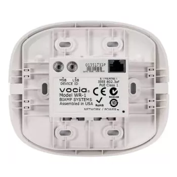 Biamp Vocia WR-1 remote control Wired Video conferencing system Press buttons
