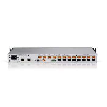 Biamp Tesira FORTÉ DAN CI, 8000 Ω, 207 Ω, Black, Metallic, 1U, OLED, 20 - 20000 Hz
