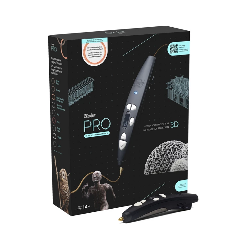 3Doodler \”\“Pro III\”\” Set 3D pen Black