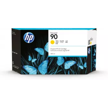 HP 90 400-ml Yellow DesignJet Ink Cartridge, HP DesignJet 4000/4500 Printer series, Thermal inkjet, Yellow, 203.2 mm, 63.5 mm, 120.7 mm