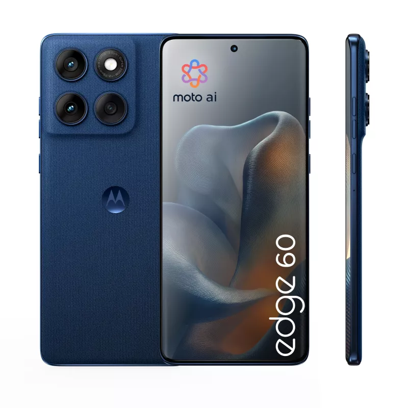 Motorola edge 60 16.9 cm (6.67 inch) Dual SIM Android 15 5G USB Type-C 12 GB 512 GB 5200 mAh Blue