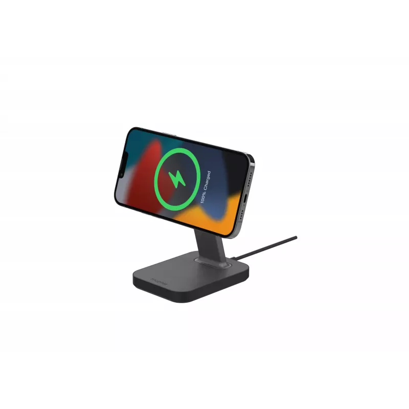 mophie UNV WRLS-snap+ stand-Black-ROC-EU, Indoor, AC, Wireless charging, Black