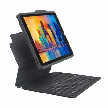 ZAGG Pro Keys For iPad 10.9-inch (A16 & 10th Gen) German, AZERTY, German, Apple, iPad 10.9 inch (A16 & 10th Gen), Black, Polycarbonate (PC), Rubber