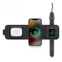 mophie 3-in-1 travel charger with MagSafe (2023), Indoor, USB, Wireless charging, Black