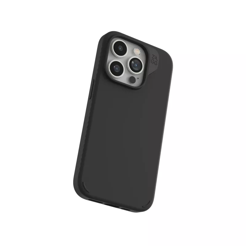 ZAGG Cases Manhattan Snap Apple iPhone 15 Pro Black EN/FR, Cover, Apple, iPhone 15 Pro, 15.5 cm (6.1 inch), Black