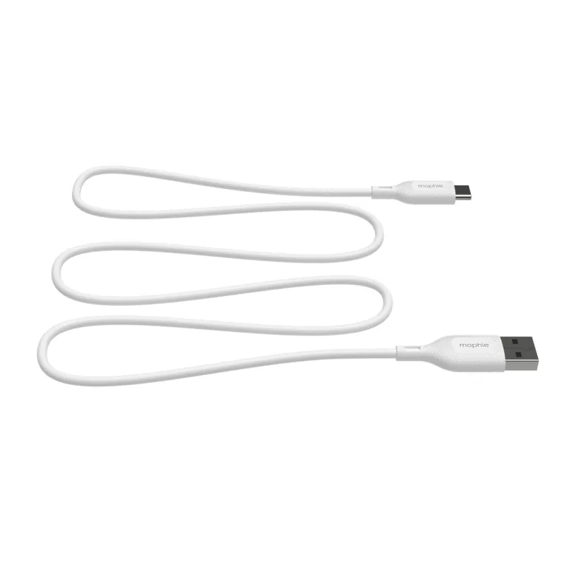 mophie essentials charging cables | 1M USB cable USB 2.0 USB A USB C White