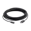 Vaddio 440-1007-008 USB cable USB 3.2 Gen 2 (3.1 Gen 2) 8 m USB C USB A Black