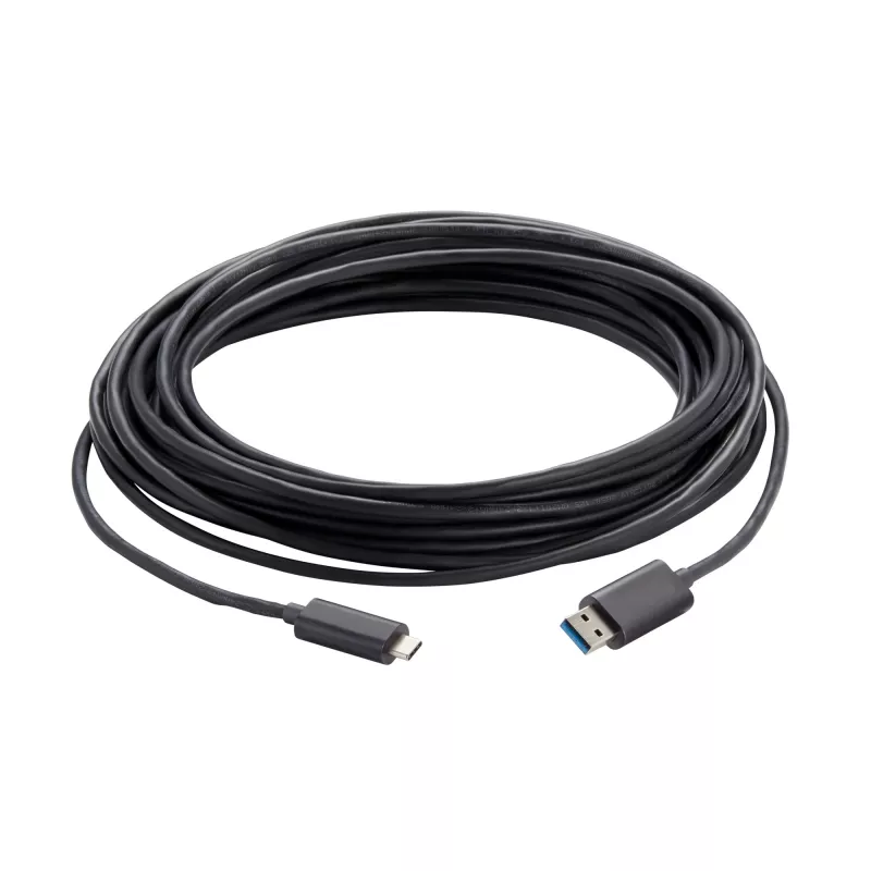 Vaddio 440-1007-008 USB cable USB 3.2 Gen 2 (3.1 Gen 2) 8 m USB C USB A Black