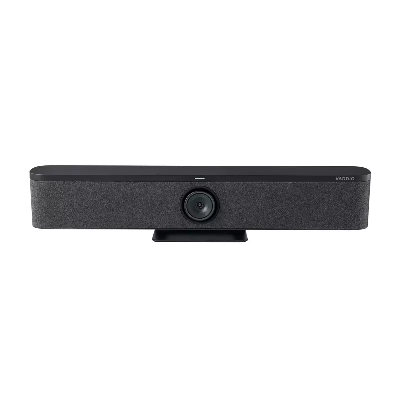 Vaddio Venture VideoBAR, CMOS, 4K Ultra HD, 3840 x 2160 pixels, 60 fps, 5x, Black