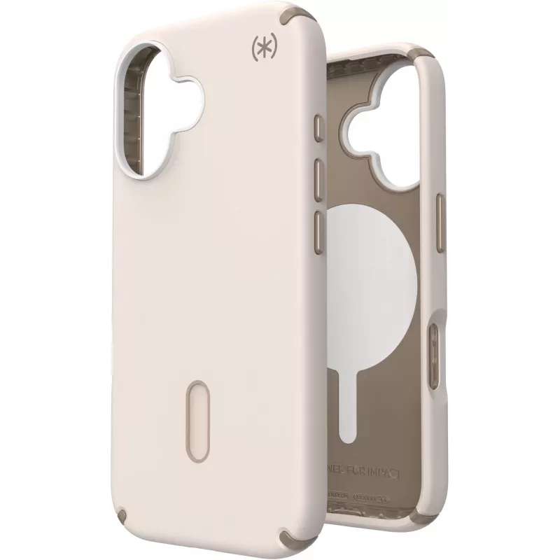 Speck Presidio2 Pro + ClickLock Apple iPhone 16 Bleached Bone - with Microban Sleeve