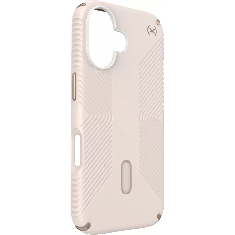 Speck Presidio2 Grip + ClickLock Apple iPhone 16 Bleached Bone - with Microban