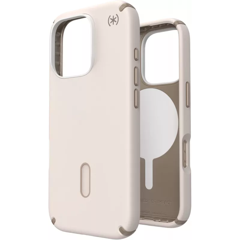 Speck Presidio2 Pro + ClickLock Apple iPhone 16 Pro Bleached Bone - with Microban Sleeve