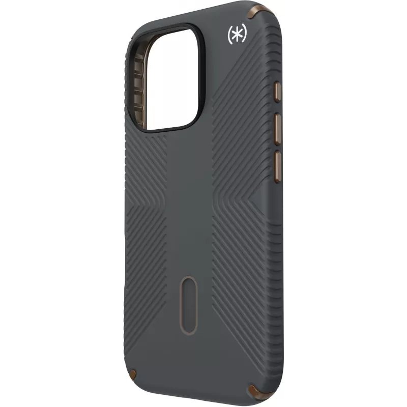 Speck Presidio2 Grip + ClickLock Apple iPhone 16 Pro Charcoal Grey - with Microban