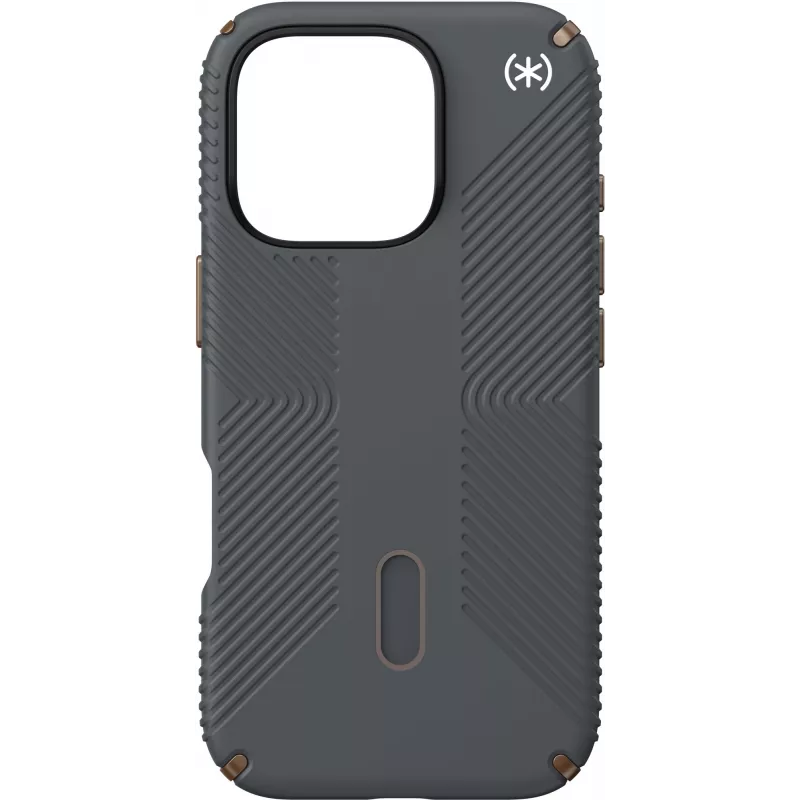 Speck Presidio2 Grip + ClickLock Apple iPhone 16 Pro Charcoal Grey - with Microban