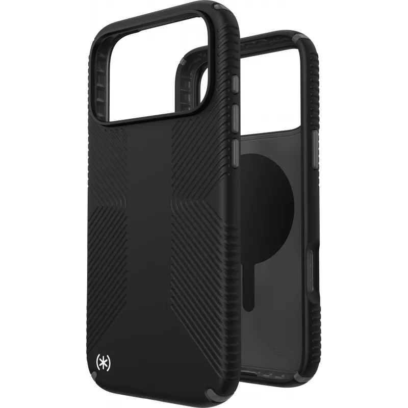 Speck Presidio2 Grip + MS Apple iPhone 17 Pro Max Black - with Microban