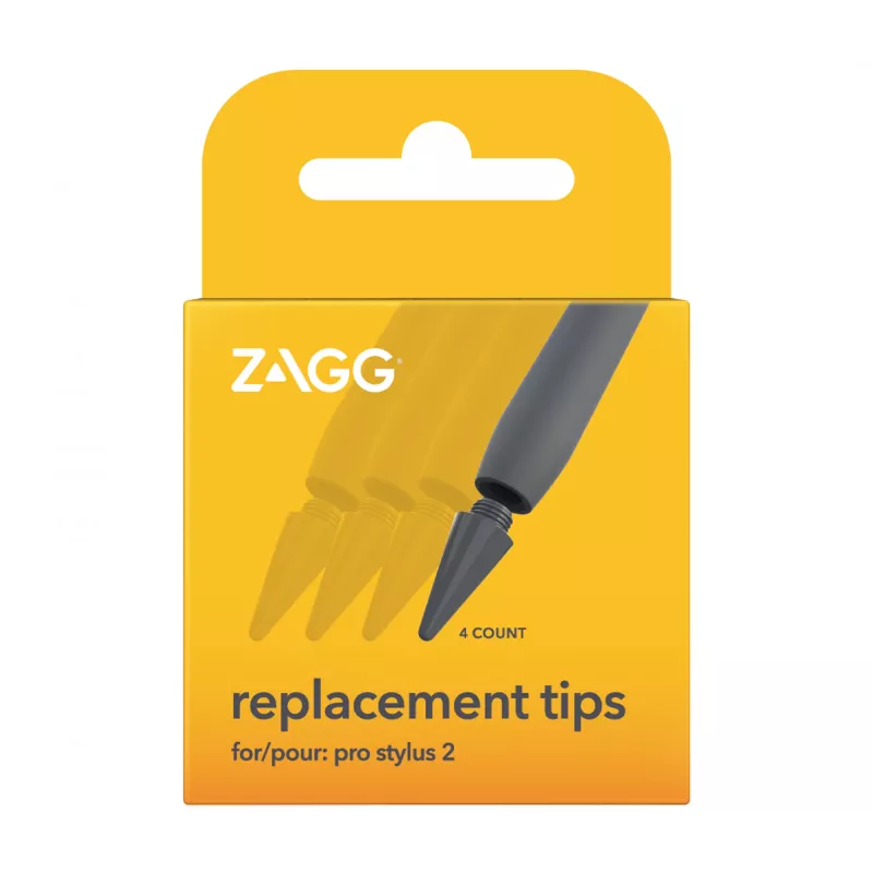 ZAGG Pro Stylus 2 (Replacement Tips), Tip, Grey, ZAGG Pro Stylus 2