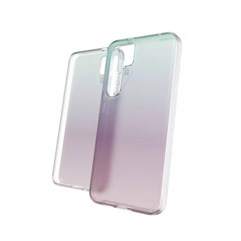 ZAGG Milan Galaxy S24 Iridescent, Cover, Samsung, Galaxy S24, 15.8 cm (6.2 inch), Green, Pink