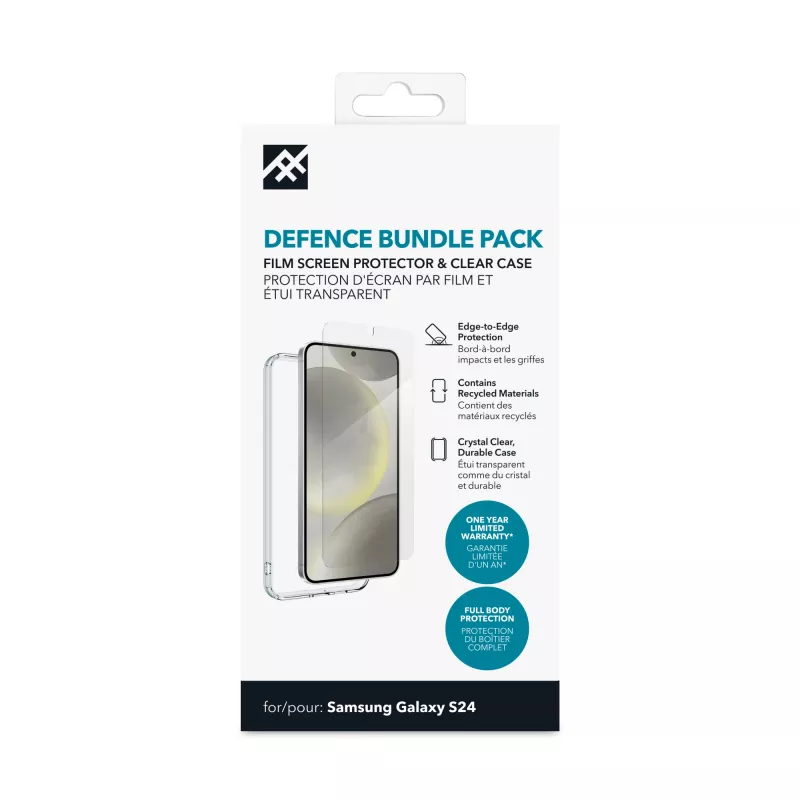 IFROGZ Defence Bundle Pack mobile phone case 15.8 cm (6.2 inch) Cover Transparent
