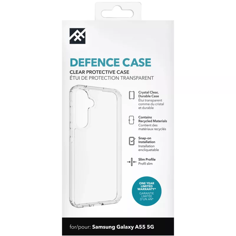 IFROGZ Defence mobile phone case 16.8 cm (6.6 inch) Cover Transparent