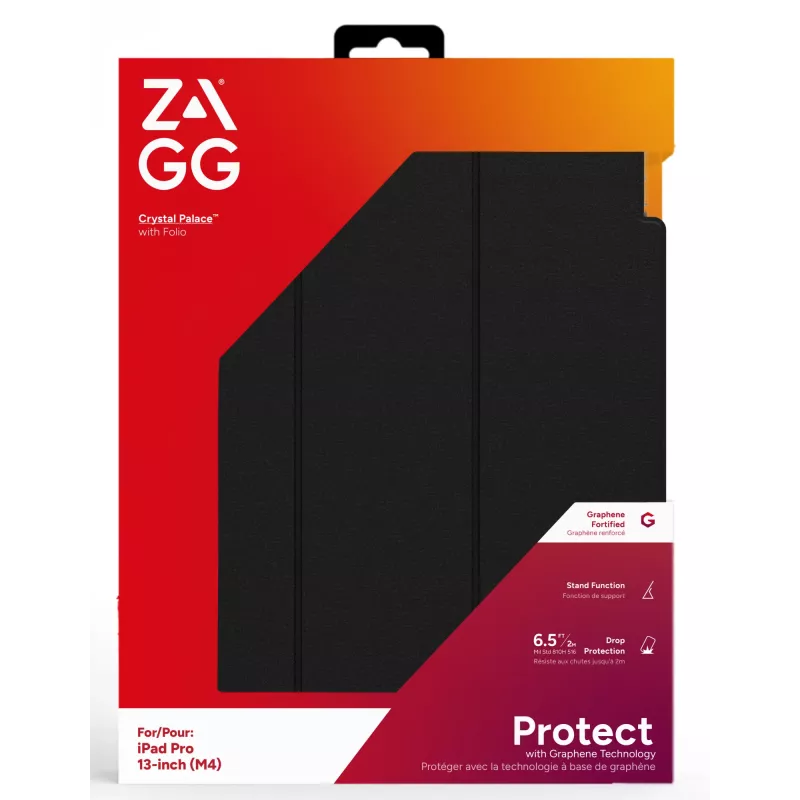 ZAGG Crystal Palace Folio 33 cm (13 inch) Transparent