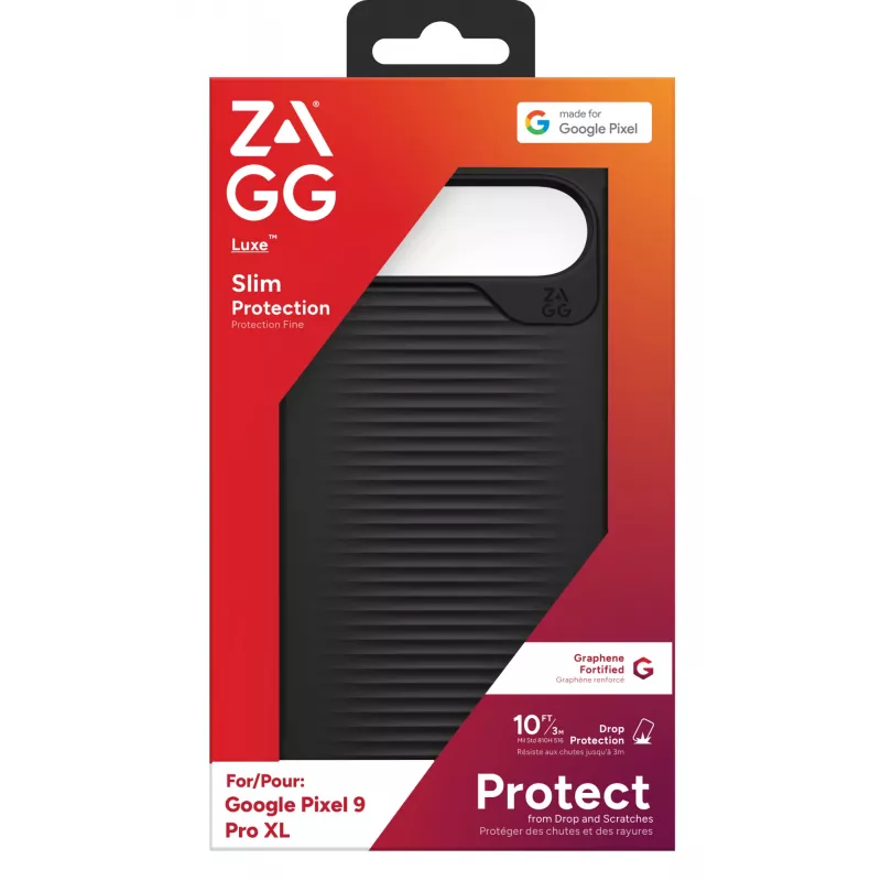 ZAGG Luxe mobile phone case 17.3 cm (6.8 inch) Cover Black