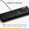 Glorious Gaming GMMK 3 HE 100% Prebuilt Wired Black - US, Wired, USB, Mechanical, QWERTY, RGB LED, Black