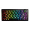 Glorious Gaming GMMK 3 PRO 75% Prebuilt Wireless Black - US, Wired & Wireless, USB + RF Wireless + Bluetooth, Mechanical, QWERTY, RGB LED, Black