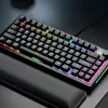 Glorious Gaming GMMK 3 PRO 75% Prebuilt Wired Black - FR, Wired, USB, Mechanical, AZERTY, RGB LED, Black